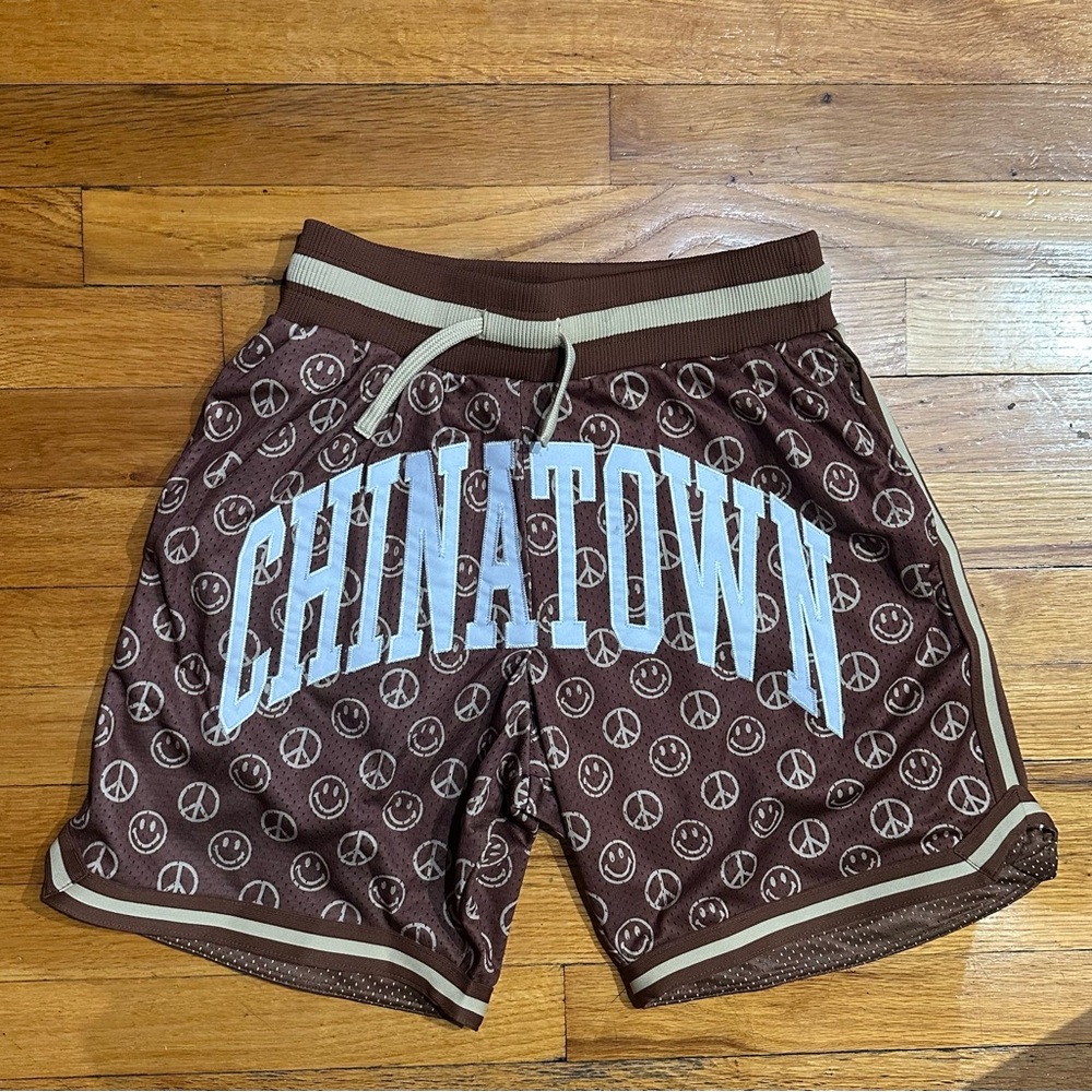 Chinatown Market Smiley Cabana Basketball Shorts NEW WITH TAGS!